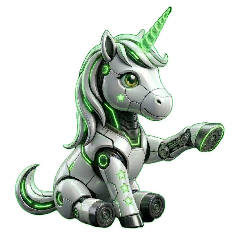 enhanced pointing horse with glow right